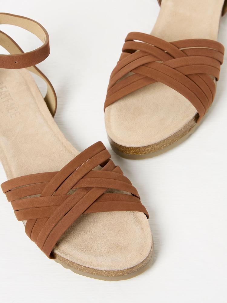 fat face Bria Tan Brown Sandal