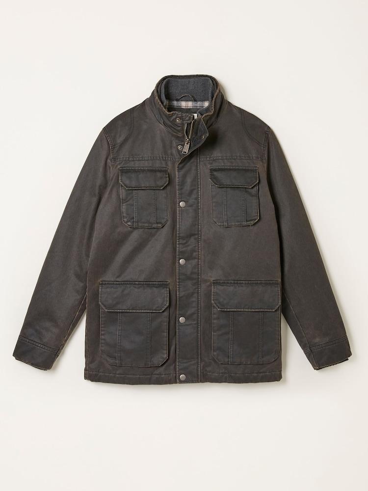 fat face Broadsands Brown Flap Pocket Jacket