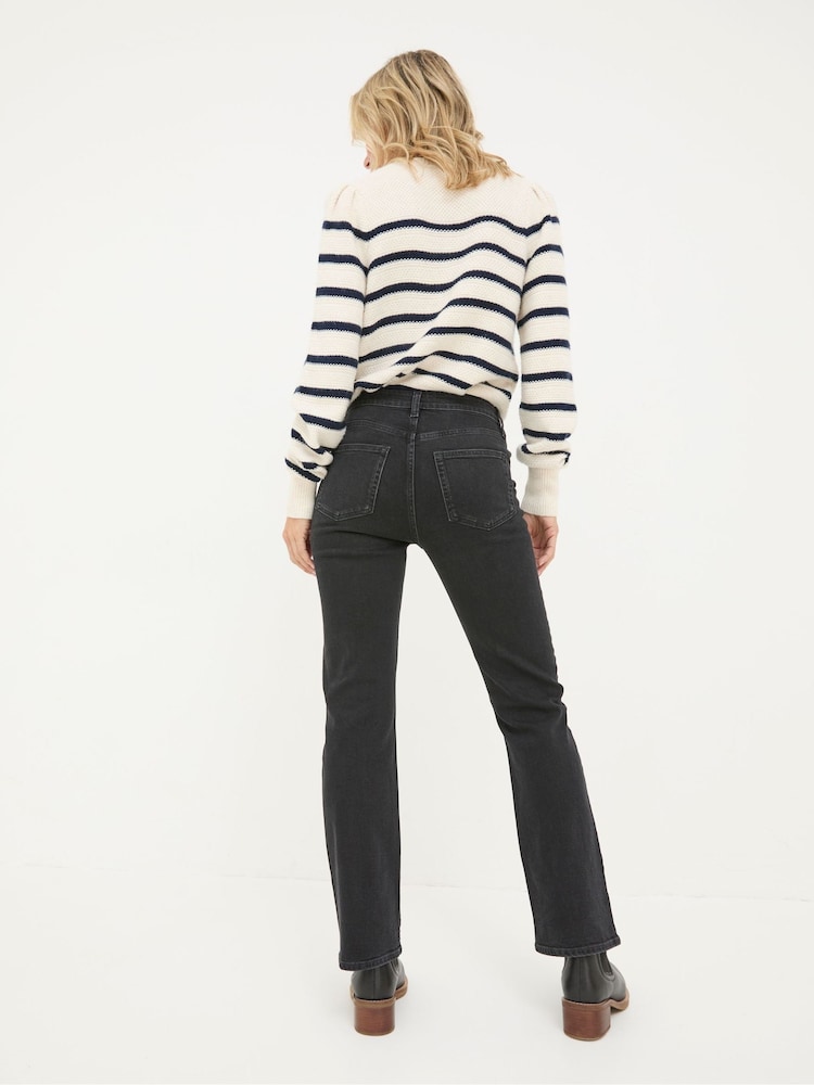 Fat Face Brooke Black Bootcut Jeans