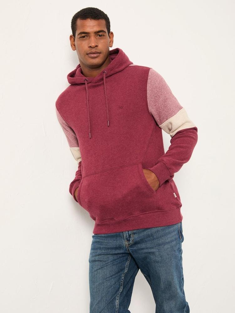 Fat Face Brooke Claret Brooke Cut And Sew Hoody