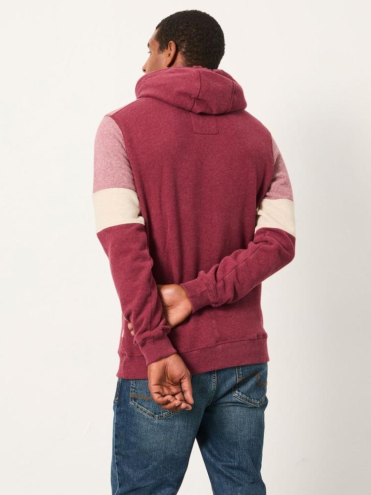 Fat Face Brooke Claret Brooke Cut And Sew Hoody