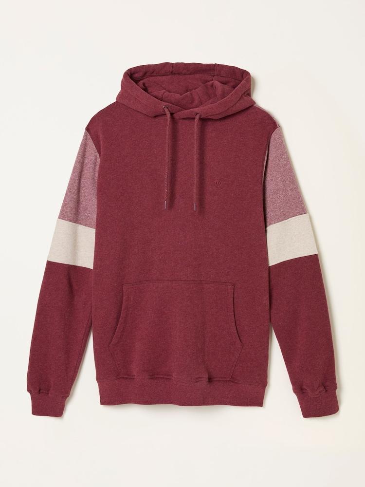 fat face Brooke Claret Brooke Cut and Sew Hoody