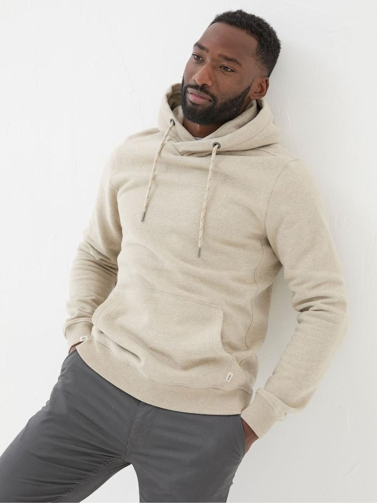 Fat Face Brooke Cream Overhead Hoodie