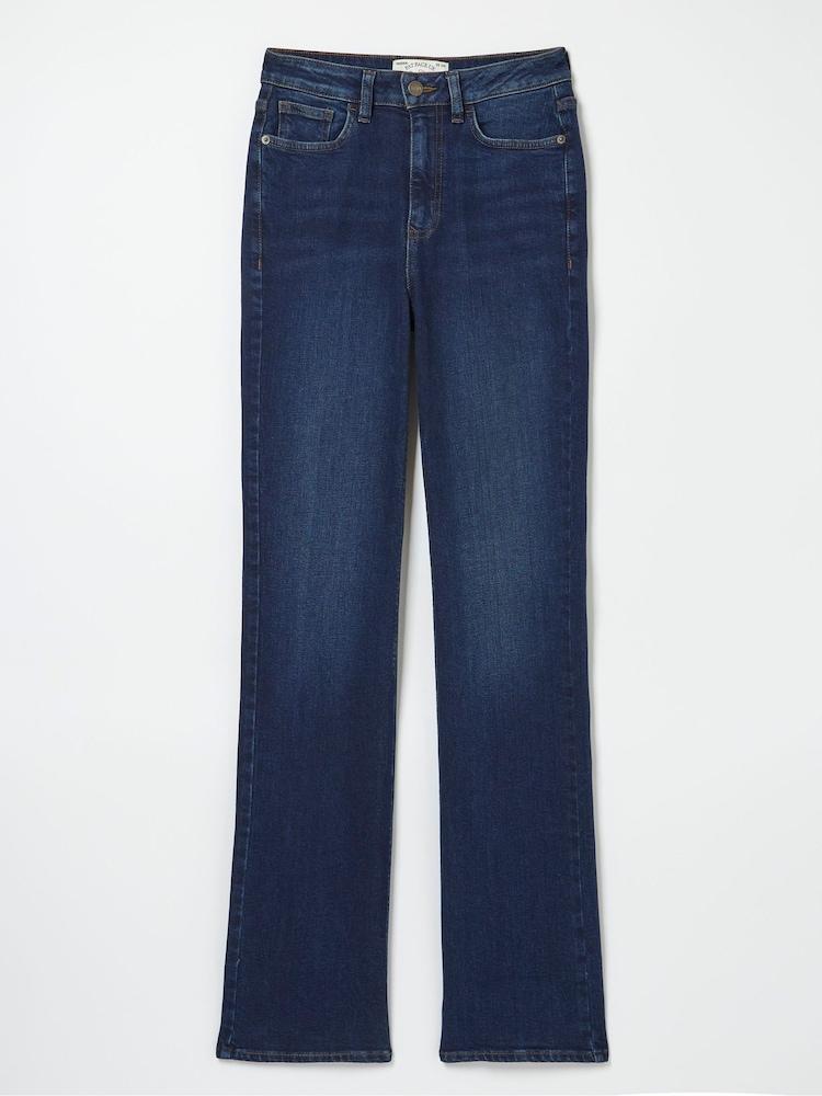 fat face Brooke Dark Blue Bootcut Jeans