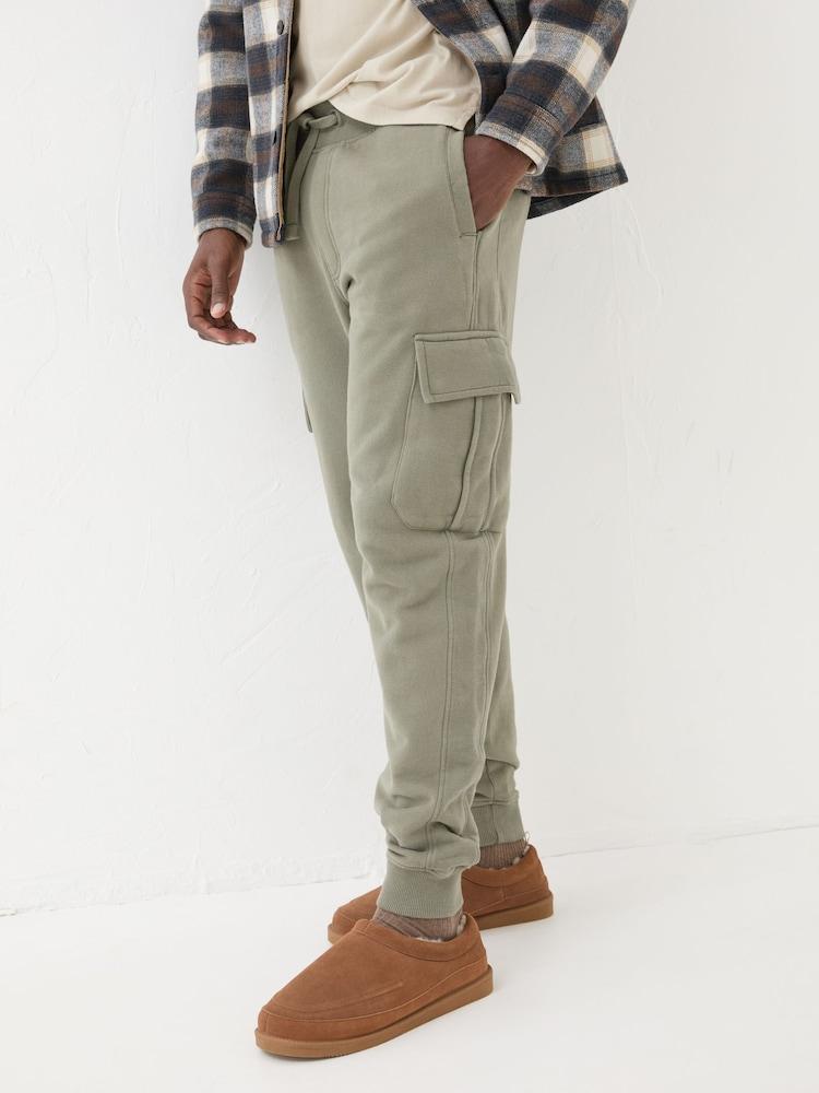 Fat Face Brooke Khaki Green Cargo Joggers