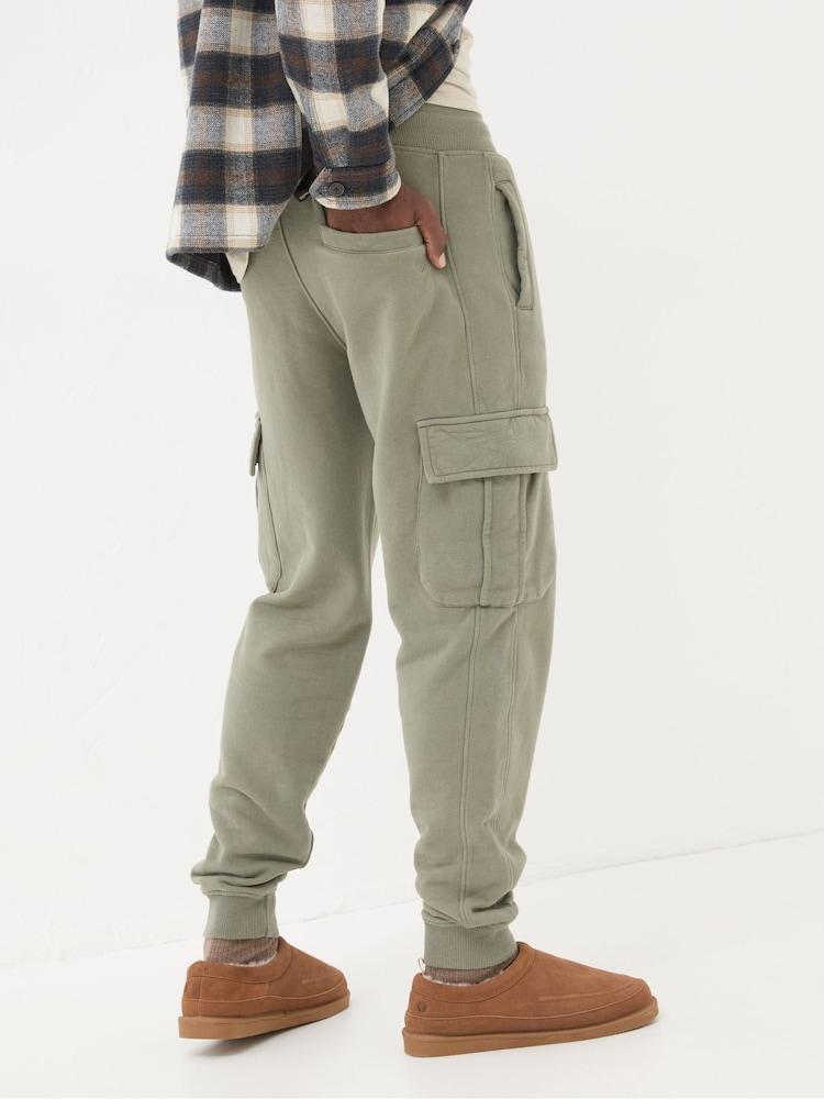 Fat Face Brooke Khaki Green Cargo Joggers