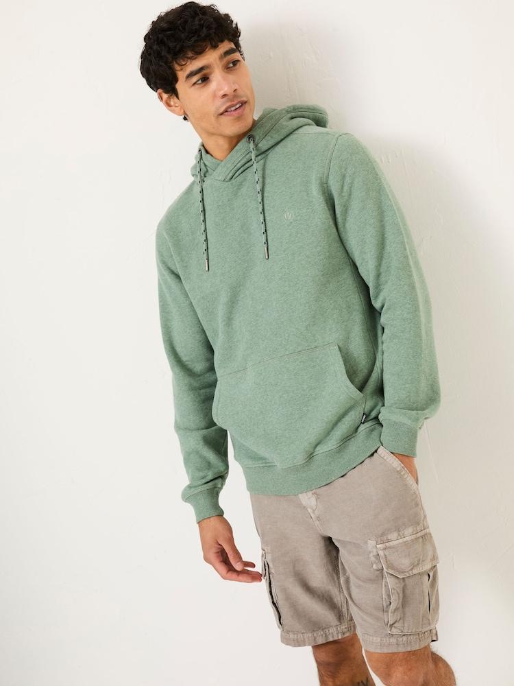 Fat Face Brooke Light Teal Overhead Hoodie