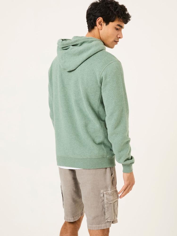Fat Face Brooke Light Teal Overhead Hoodie