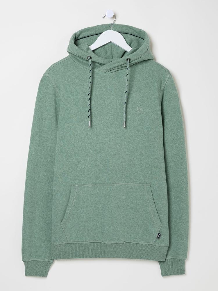 Fat Face Brooke Light Teal Overhead Hoodie