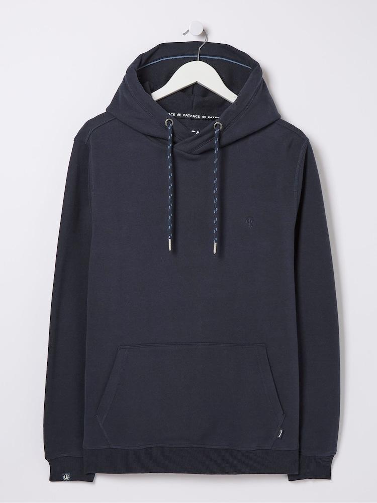 fat face Brooke Navy Blue Overhead Hoodie