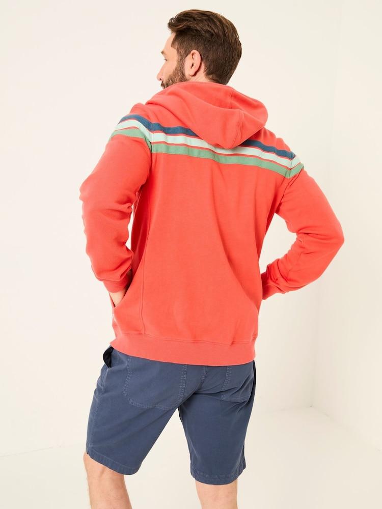 Fat Face Brooke Orange Brooke Cut And Sew Hoody