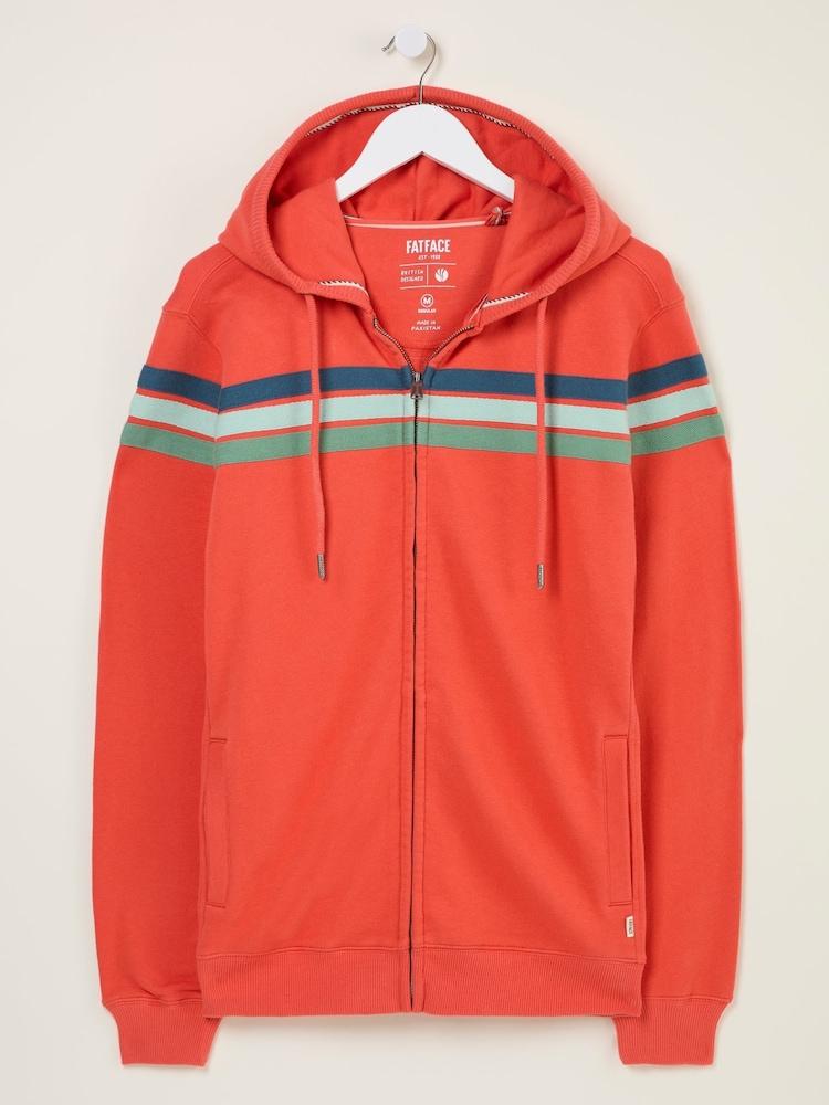 fat face Brooke Orange Brooke Cut and Sew Hoody