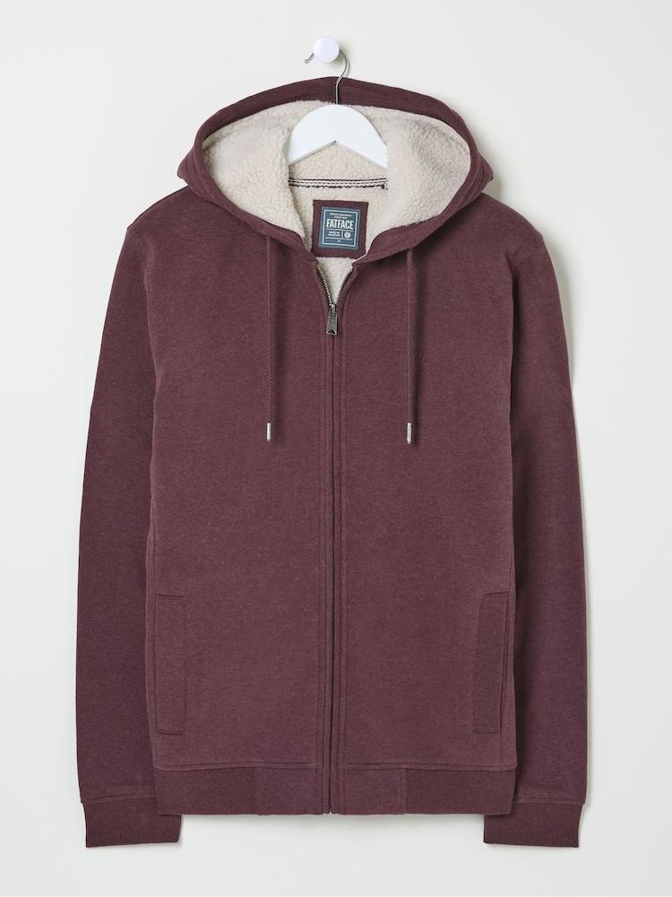 fat face Brooke Purple Marl Hoodies