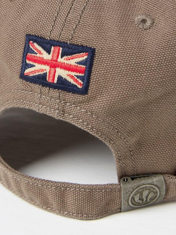 fat face Brown 100% Cotton Canvas Baseball Cap