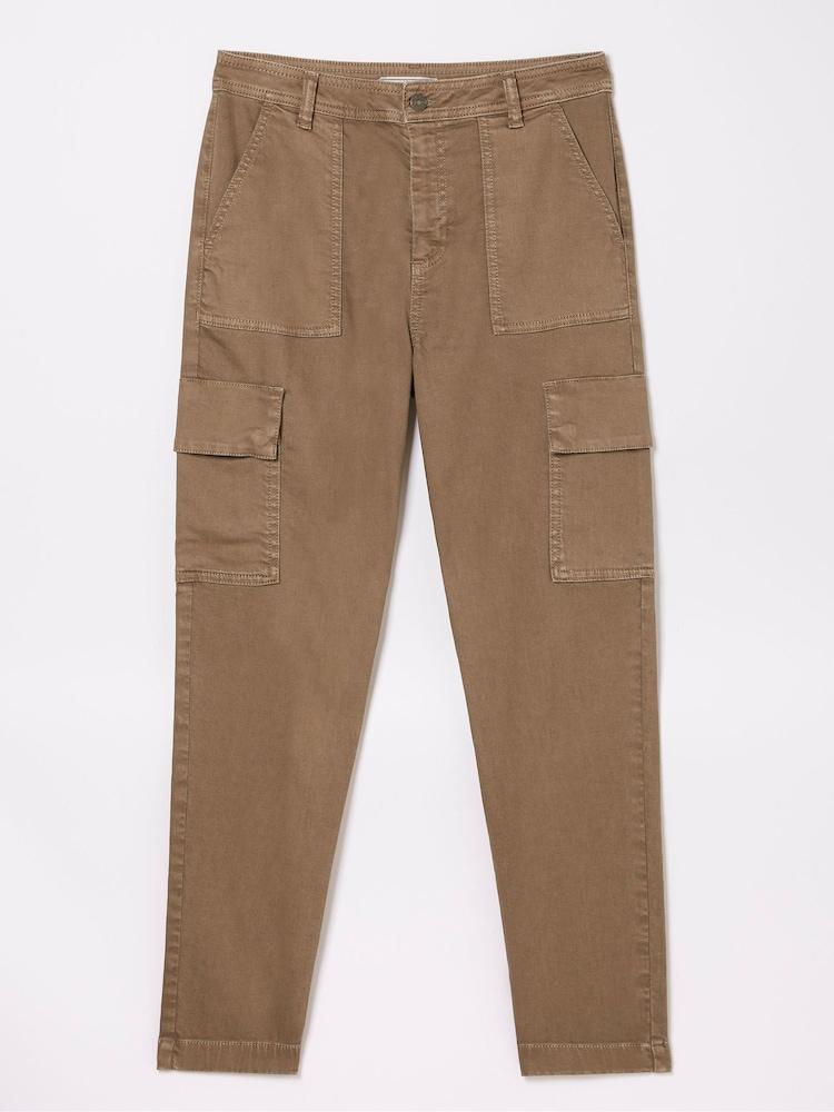 fat face Brown Cargo Chino Trousers