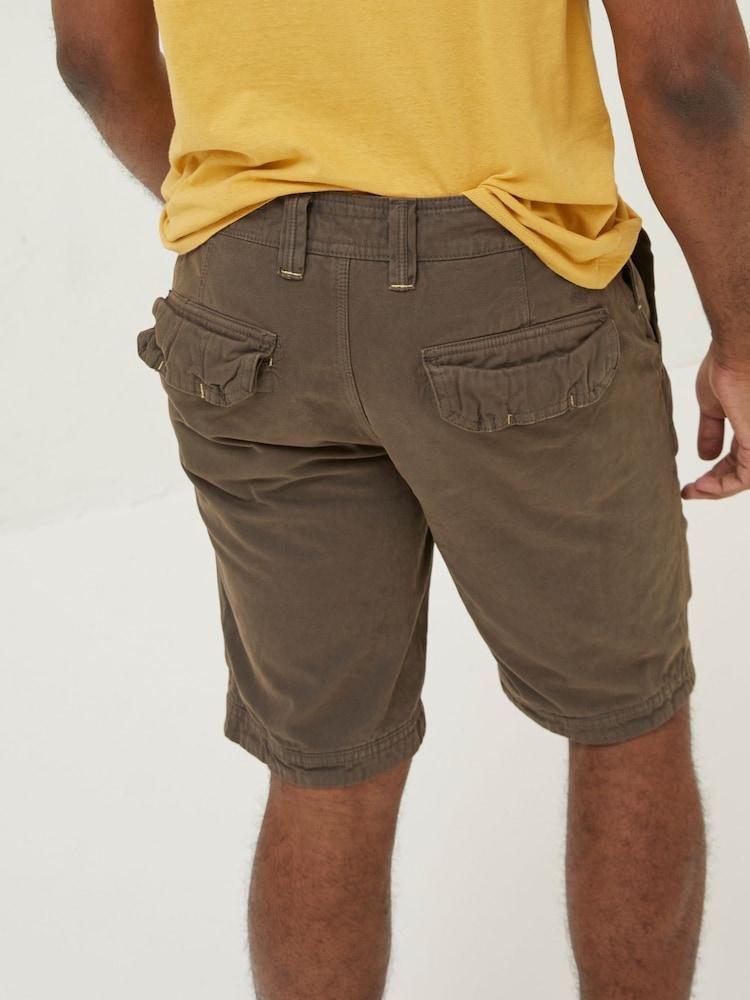 Fat Face Brown Cove Flat Front Shorts