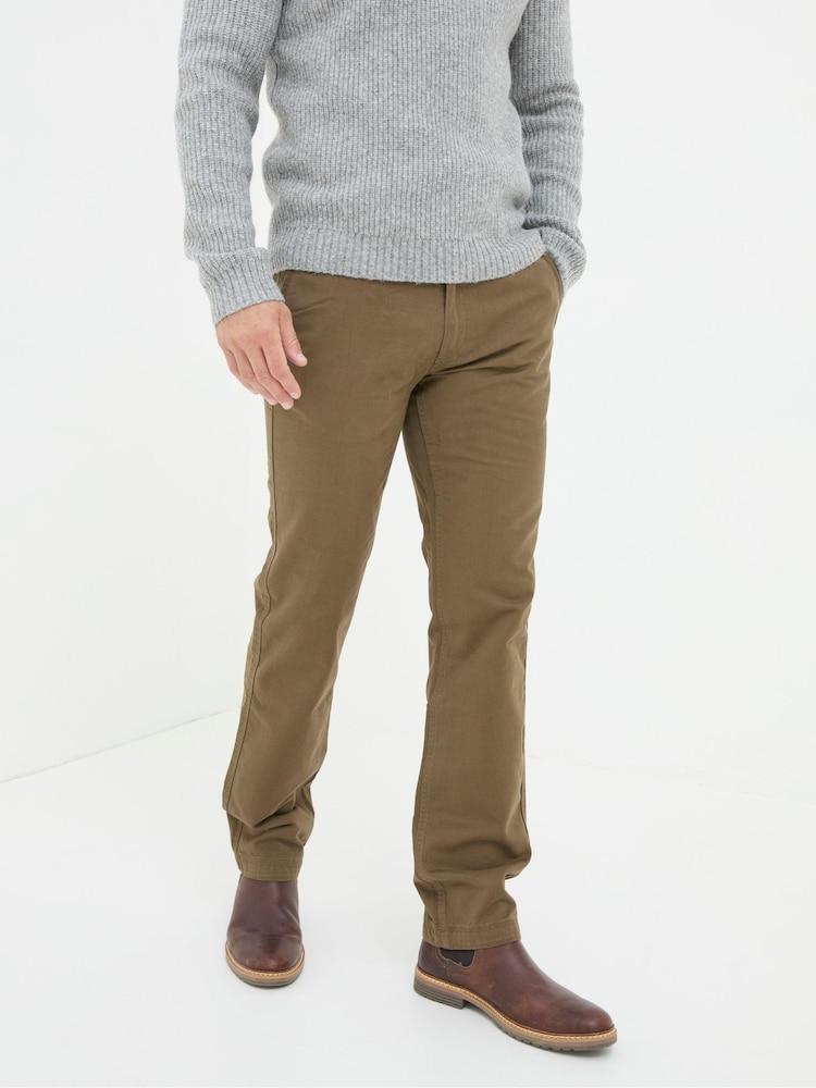 Fat Face Brown Modern Coastal Chinos