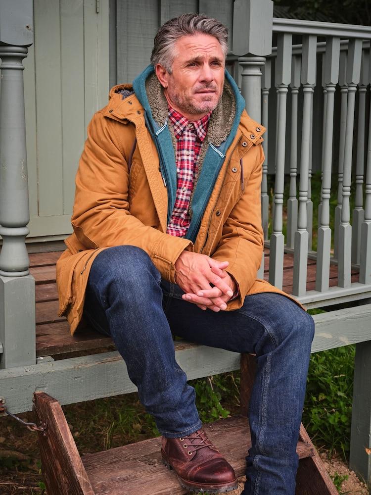 Fat Face Brown Parracombe Parka