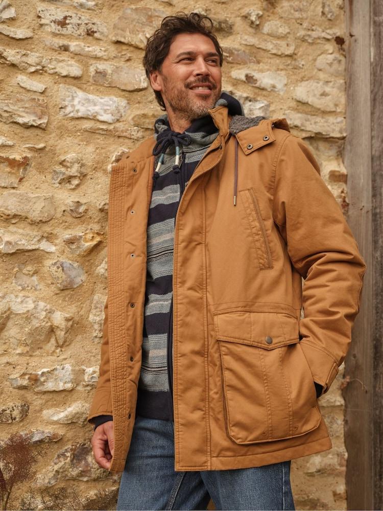 Fat Face Brown Parracombe Parka