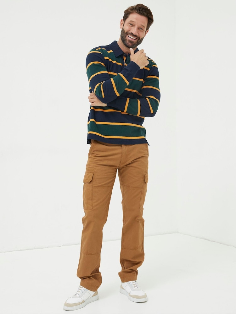 Fat Face Brown Ripstop Cargo Trousers