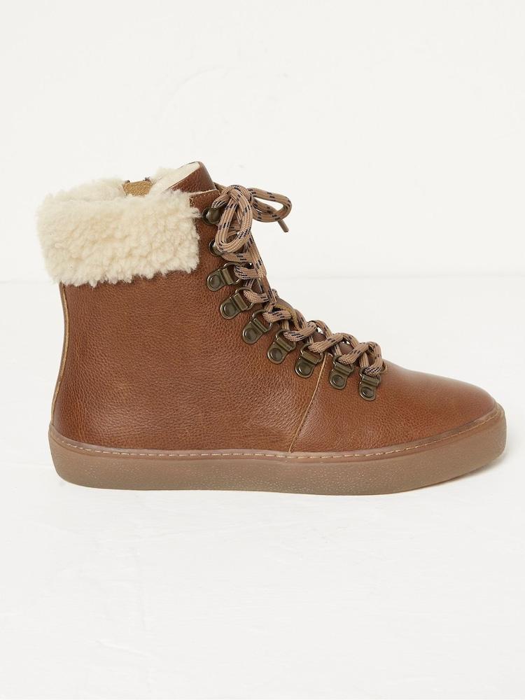 Fat Face Brown Romy Hybrid Hiker Ankle Boots