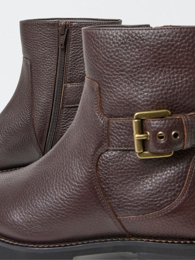 fat face Brown Scout Chunky Boots