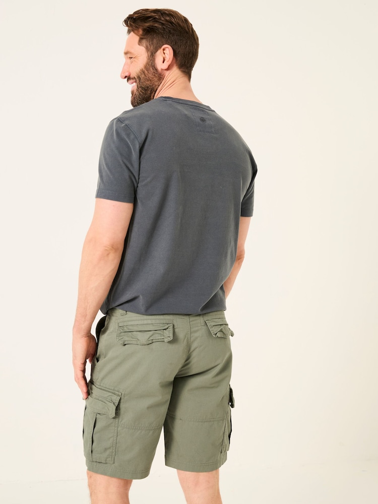 Fat Face Bude Green Cargo Shorts