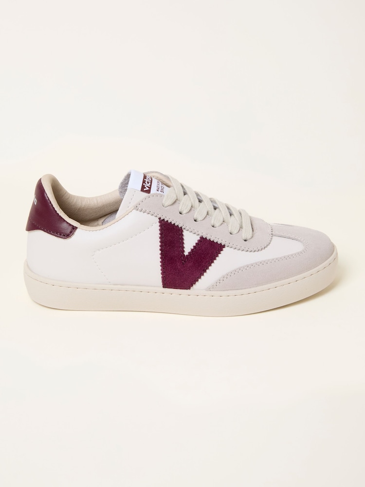 Fat Face Burgundy Red Victoria Berlin Trainers