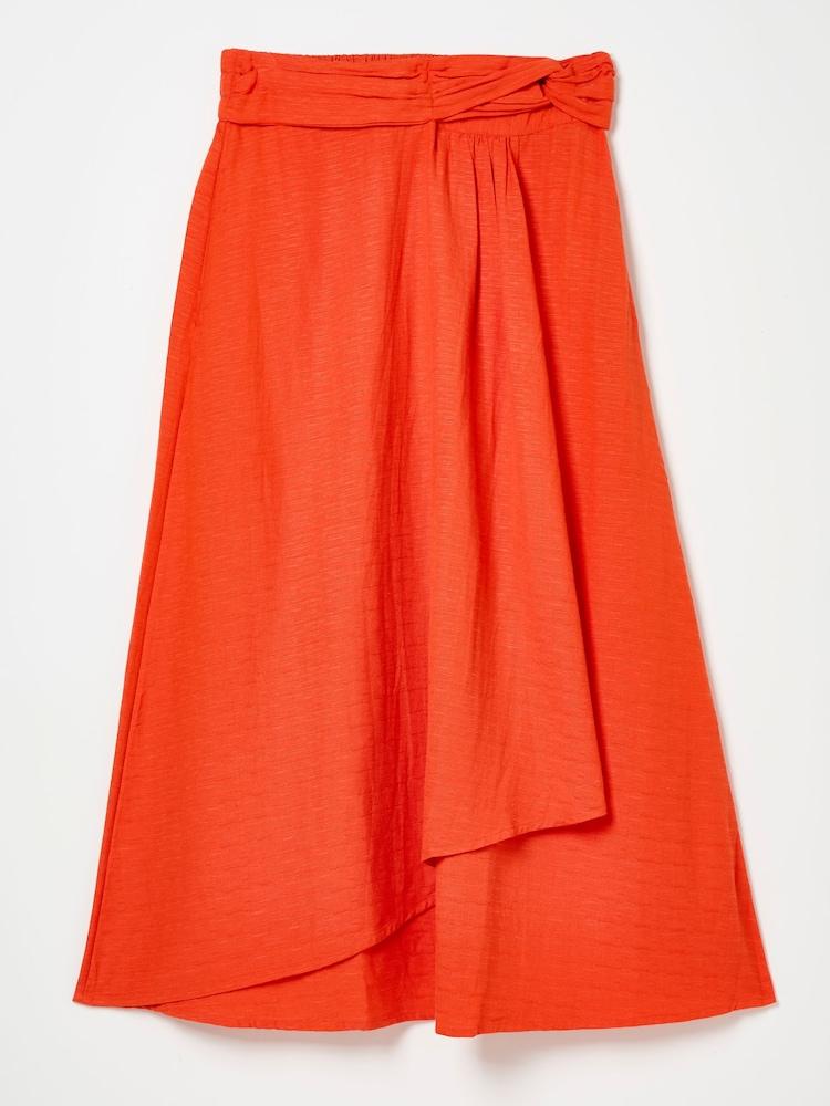 fat face Burnt Orange Juni Midi Skirt