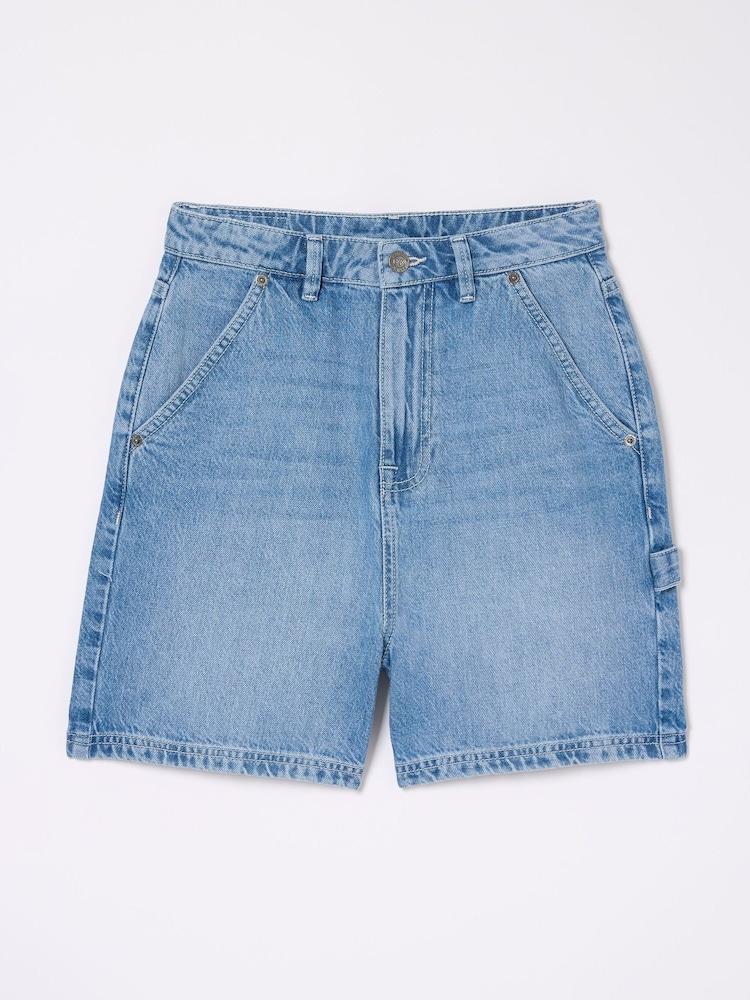 fat face Cali Blue Denim Carpenter Shorts
