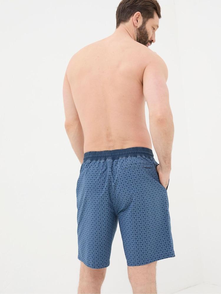 Fat Face Camber Blue Star Fish Swim Shorts