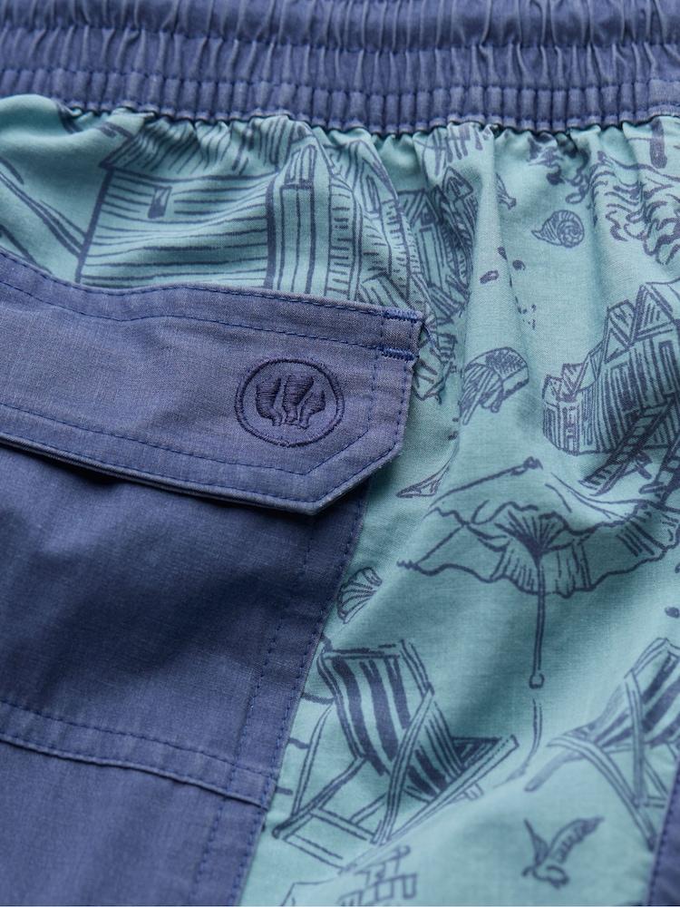 fat face Camber Pale Blue Swim Shorts