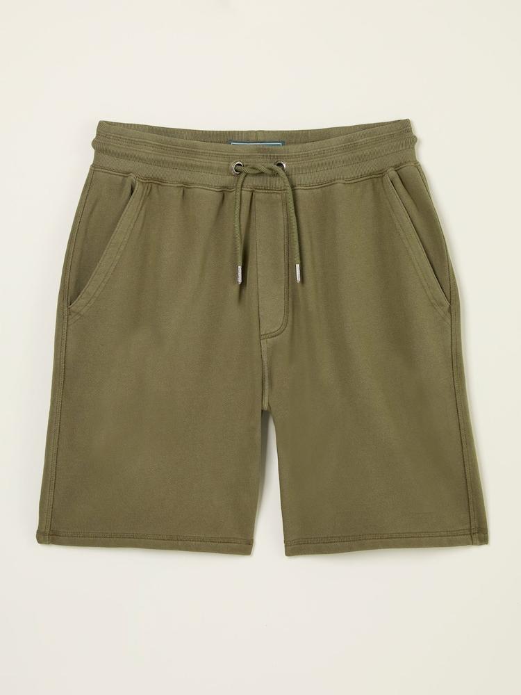 fat face Cambourne Khaki Green Sweat Short