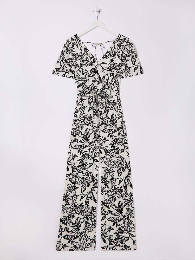 fat face Camellia Natural Botanical Jumpsuit