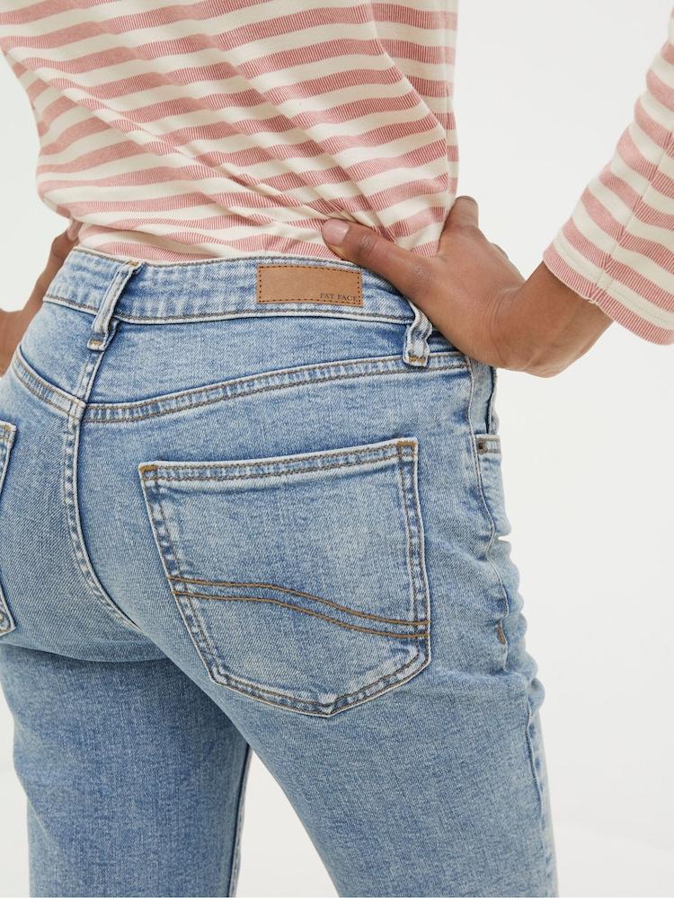 fat face Capri Blue Sway Cropped Jeans