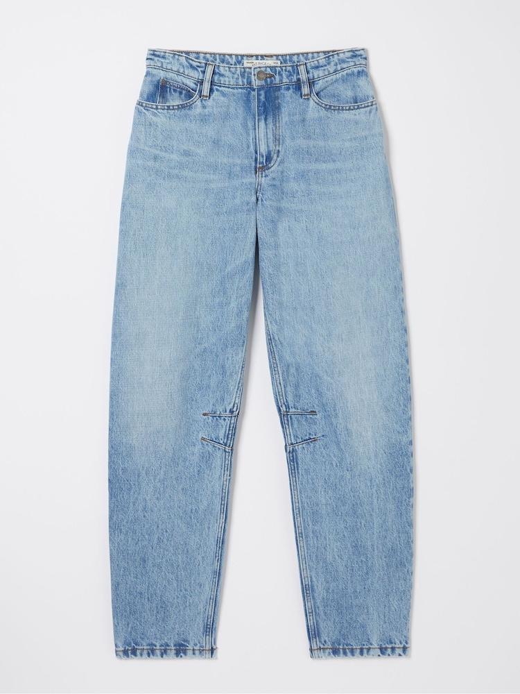fat face Cara Light Blue Barrel Leg Jeans