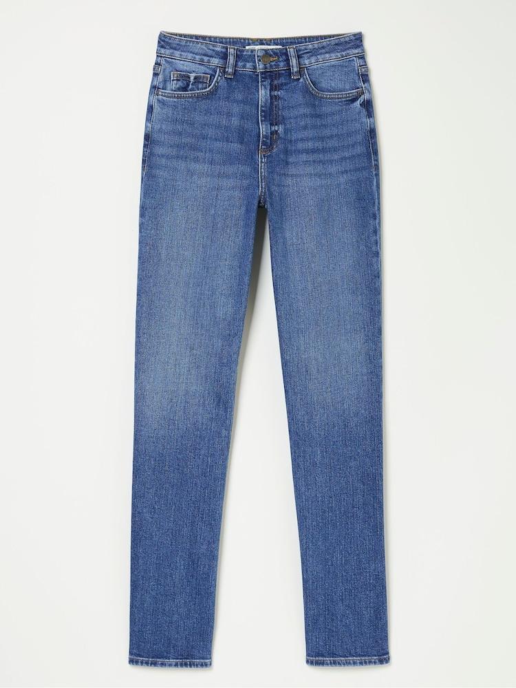 fat face Carmel Blue Denim Comfort Straight Jeans