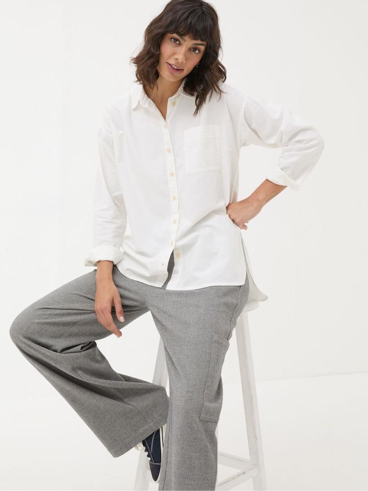 Fat Face Carolin White Shirt