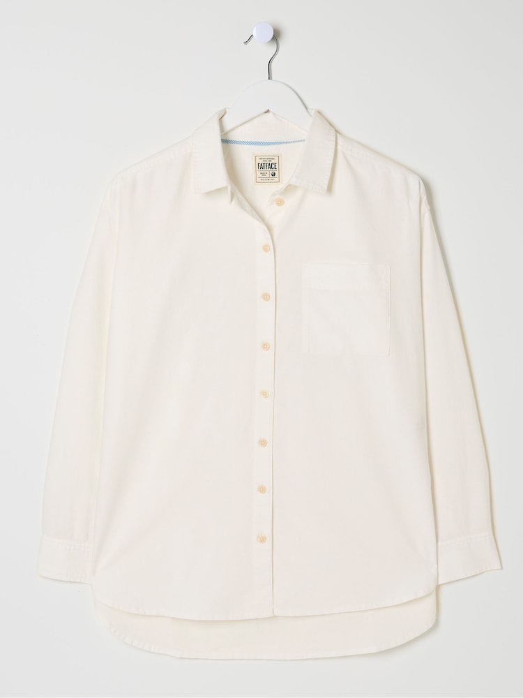fat face Carolin White Shirt