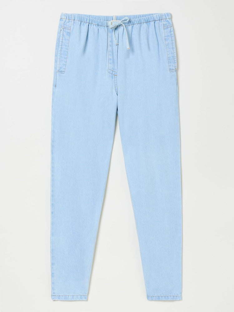 fat face Chambray Blue Drew Trousers