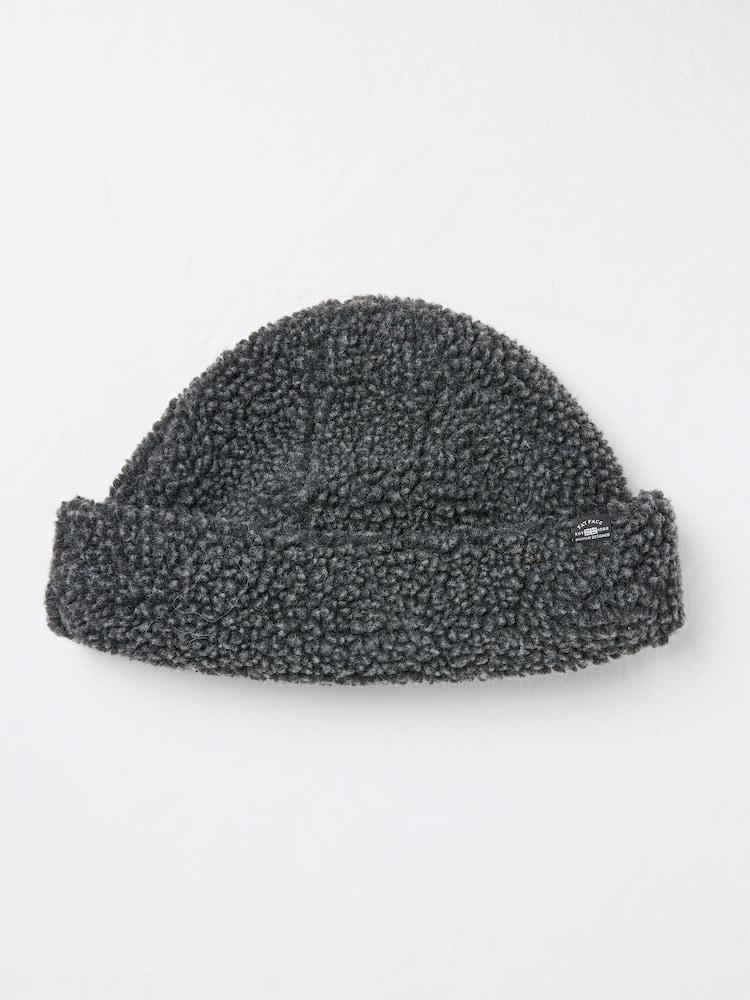Fat Face Charcoal Grey Borg Beanie