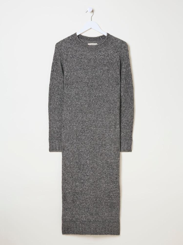 Fat Face Charcoal Grey Maddy Knit Dress