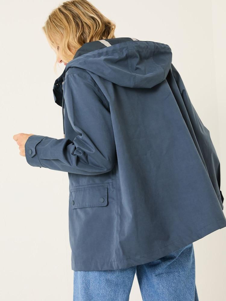 Fat Face Charcoal Grey Waterproof Coat