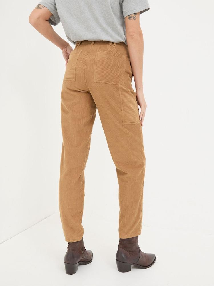 Fat Face Chesil Brown Mixed Cord Trousers