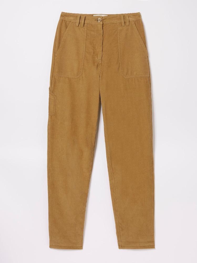 fat face Chesil Brown Mixed Cord Trousers