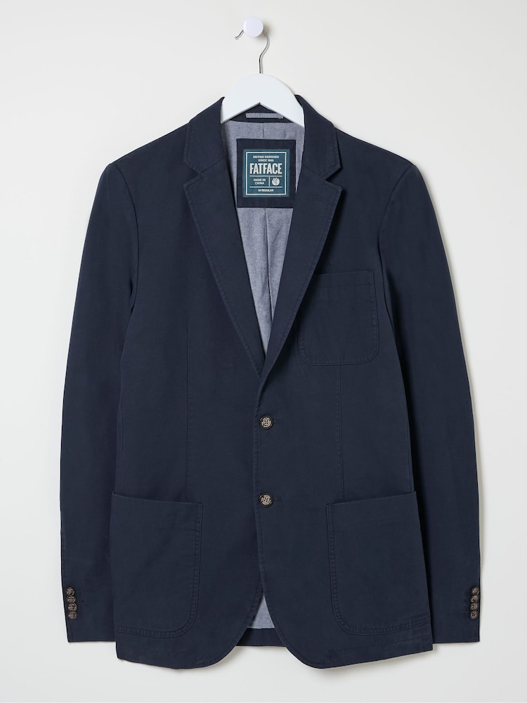 fat face Chilworth Blue 100% Cotton Blazer