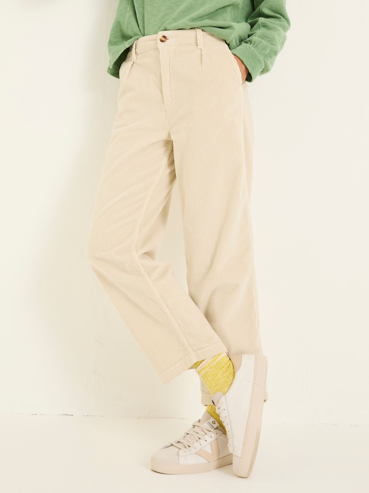 Fat Face Cinnamon Natural Cord Trousers