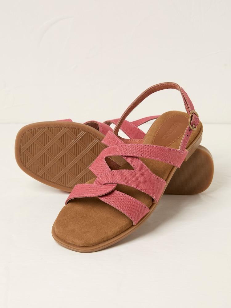 Fat Face Coco Red Strappy Sandal