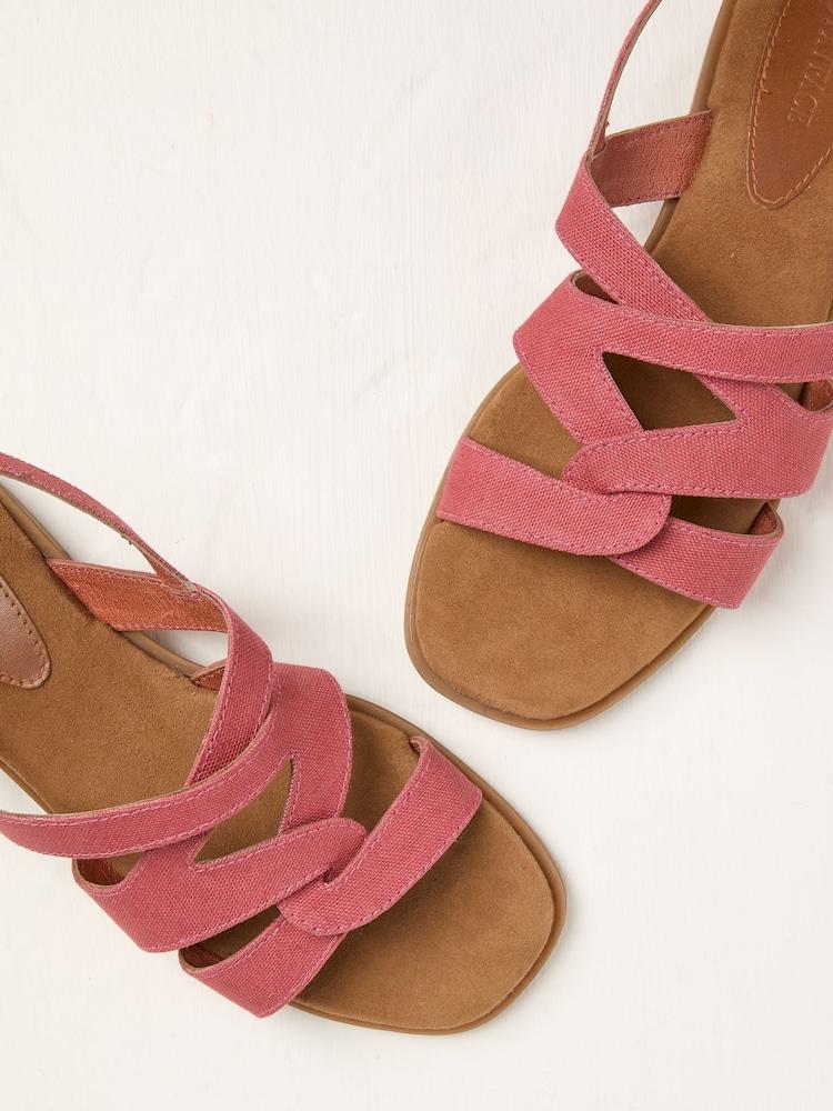 fat face Coco Red Strappy Sandal