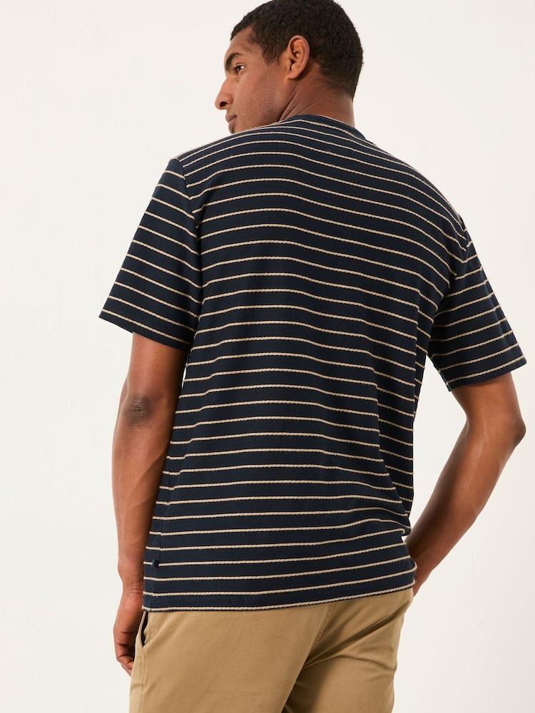 Fat Face Colden Stripe Tee Navy Stripe Tee